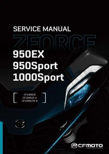 Manual de servicio deportivo CFMoto ZForce 950EX CF950 CF1000 | CD - Imagen 1 de 9
