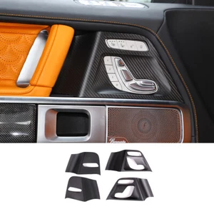 Recorte del panel de interruptor de asiento de puerta interior negro mate para Benz Clase G W463 19-20 - Imagen 1 de 10
