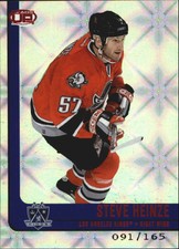 2001-02 Pacific Heads-Up Red #45 Steve Heinze /165