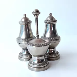 🔥 Vintage Ian Heath Anthe versilbertes Kruzifix-Set Made in England 3-teilig 12 cm - Bild 1 von 14