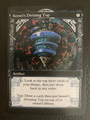 Sensei's Divining Top - - Altered Art - - Commander - EDH - vk - Image 1 of 3
