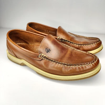 Zapatos sin cordones Brooks Brothers Voyager de cuero con logotipo talla 8,5 D Foto 1 de 4