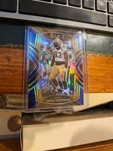 2020 Panini Select David Onyemata Club Level Blue Prizm /75 Saints - Picture 1 of 3