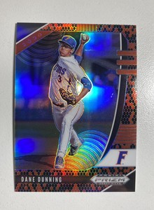 Dane Dunning SSP 2020 PRIZM Draft PDP85 Snakeskin #’d 09/25 Texas Rangers Gators