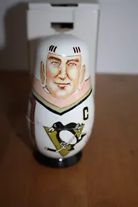Pittsburgh Penguins: Mario Lemieux Handcrafted Nesting Doll Set Collectible - Picture 1 of 4