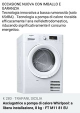 ASCIUGATRICE WHIRLPOOL FT M11 81 EU - Le Migliori Offerte Ora