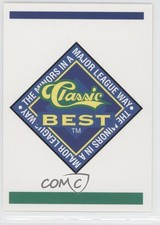 1993 Classic Best Clearwater Phillies Checklist #30