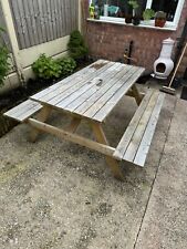 Wooden Picnic Bench/Table, Heavy Duty Pub Bench, Picnic table & Bench Set