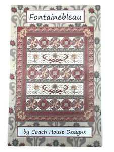 Coach House Designs FONTAINEBLEAU Quilting Pattern 61" x 75" Quilt Crafts Sewing - Picture 1 of 5