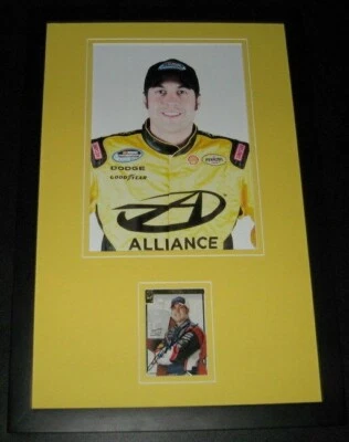 Sam Hornish Jr Signed Framed 11x17 Poster Photo Display - Image 1 of 2
