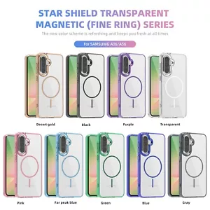 Transparent Magsafe Rugged Phone Case For Samsung Galaxy A16 A35 A15 A26 A56 A36 - Picture 1 of 17