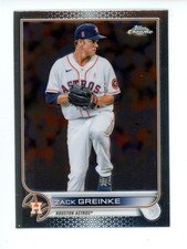 2022 Topps Chrome   Zack Greinke #5 Houston Astros