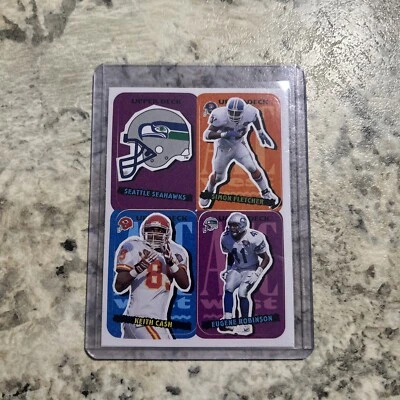 1995 UDCC Update - Stick-Ums #90 Eugene Robinson, Simon Fletcher, Keith Cash - Image 1 of 2