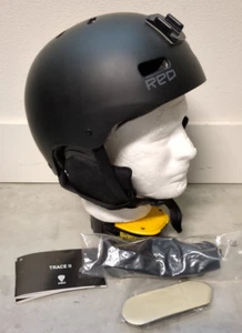 Casco de snowboard Red Trace II, negro talla 57-59 para hombre con montaje GoPro, almohadillas adicionales - Imagen 1 de 15