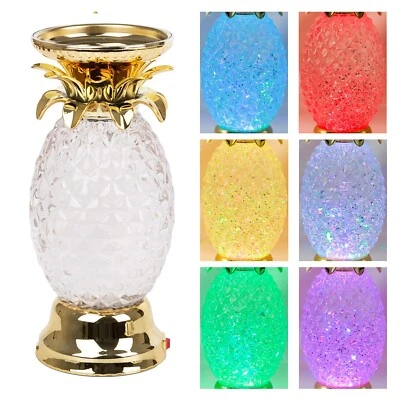 YAKii 9.5" Pineapple LED Color Changing Shine Lava Lamp,Swirling Water Waves ... - Image 1 of 4