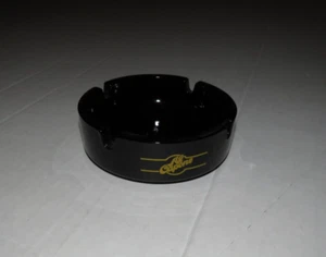 Al Capone Cigarillos No Comment Black Round Ash Tray Smoker Smoke Mobster Mob - Picture 1 of 4