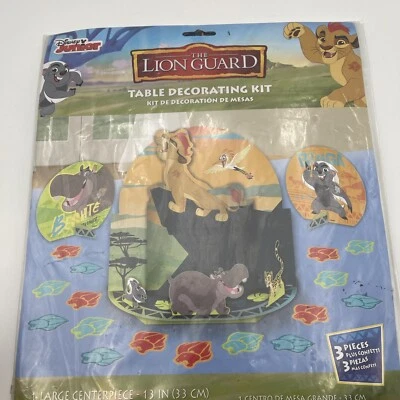 LION GUARD TABLE DECORATING KIT (17pc) Birthday Centerpiece. New SEALED - Image 1 of 4