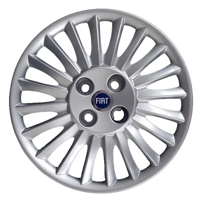 COPRICERCHIO BORCHIA COPPA RUOTA BLU FIAT GRANDE PUNTO - R15 RAGGIO 15'' POLLICI