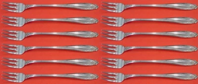 Juego de tenedores de cóctel Prelude by International de plata esterlina 12 piezas 5 1/2" Foto 1 de 3