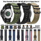QuickFit Nylon Watch Band Strap For Garmin Fenix 7 7X 6 6X 5 5X 965 955 Epix Pro