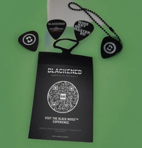 Metallica/ Blackened Whiskey 4 Guitar Pick Set ( 4 Different) Free Ship USA - Picture 1 of 5