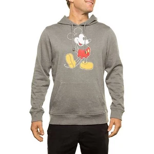 Mickey Mouse Disney anthrazit gesprenkelt Hoodie Sweatshirt Pullover Unisex Gr. M Neu mit Etikett - Bild 1 von 1