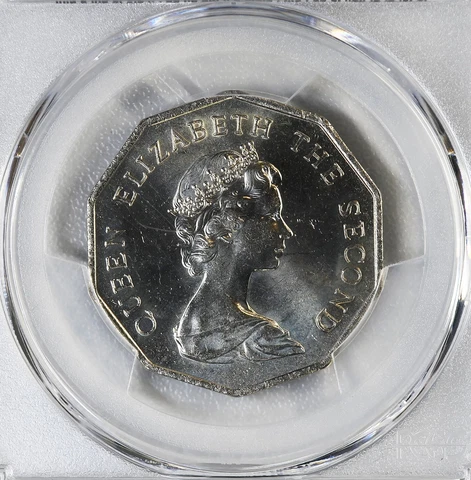 Queen Elizabeth II Hong Kong  $5 1979  PCGS  MS65 Cover