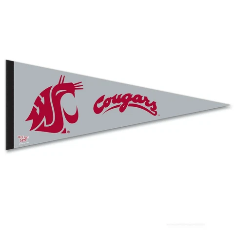 WASHINGTON STATE COUGARS ROLL UP FELT PENNANT 12"x30" NEW WINCRAFT Cover