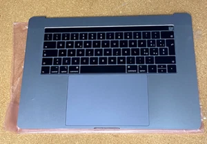 Apple MacBook Pro 15" A1990 2018 Top Case Space Grau Grade A 661-10345 OEM - Bild 1 von 12