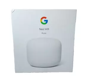 Open Box Google Nest Wi-Fi Router Model H2D Snow White Dual Band AC2200 - Picture 1 of 10