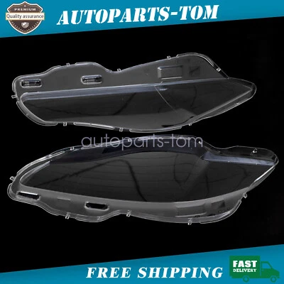 Par Fit Jaguar XJ XJL 2010-2019 Faro delantero Faro Lente Cubierta Carcasa Transparente Foto 1 de 4