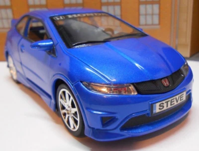 RMZ HONDA CIVIC R PERSONALISED NAME PLATES Toy Car DAD BOY GIRL MOM CHRISTMAS GIFT