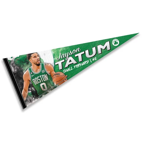Boston Celtics Tatum Full Size Pennant Flag Banner Cover