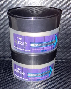 Lot of 2 AUSSIE Men Texturizing Firm Hold Hair Styling Pomade Wax DISCONTINUED - Picture 1 of 3