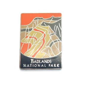 Badlands Nationalpark Pin Souvenir Vintage Revers Emaille Sammlerstück SD - Bild 1 von 3