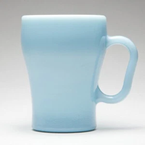Fire-King Soda Mug Turquoise Blue 4in 6.8oz Borosilicate Glass New Japan - Picture 1 of 3