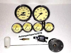 Smiths Electrical Temp+Oil+Volt+Fuel+Speedo0-180KMH + 0-80RPM+ 3senders 100MM YC - Picture 1 of 3