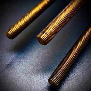 3/8" UNF Gewindestange Stangenbolzen Messing - Bild 1 von 18