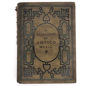 A Catalogue of Ampico Music 1925 Hardcover Piano Roll Book - Foto 1 di 19