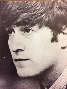 John Lennon, The Beatles, Full Page Vintage Pinup - Picture 1 of 1