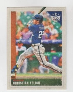 Christian Yelich 2022 PANINI DIAMOND KINGS IMPRESIÓN CORTA SP #129 CERVECEROS - Imagen 1 de 1
