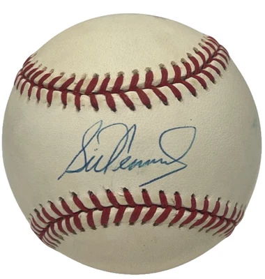 Sid Fernández Firmado Autografiado Rawlings Liga Nacional Béisbol Certificado de Autenticidad JSA Foto 1 de 4