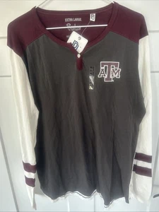 Neu mit Etikett Texas A&M Aggies Damen XL PressBox Langarmpullover "Gig 'Em Aggies!" - Bild 1 von 13