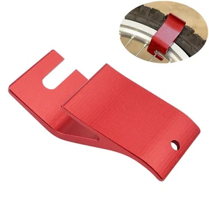 Herramienta de asistencia para instalación de neumáticos de motocicleta soporte de cuentas gancho rojo ↑ - Imagen 1 de 6