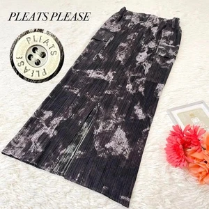 PLEATS PLEASE ISSEY MIYAKE Long Skirt Women's Size 2 M ES1 - Picture 1 of 9
