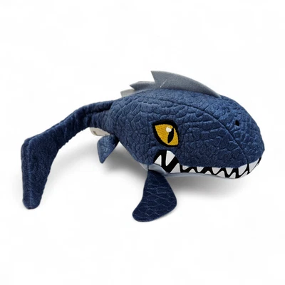 JURASSIC WORLD MOSASAURUS PLUSH FIGURE DINOSAUR PLUSHIE NWT HASBRO 13" 2015 RARE - Image 1 of 4