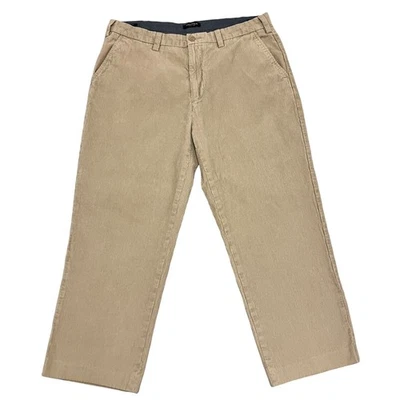 Pantalon de pont velours côtelé Nautica coupe classique beige homme 36W 26L 100% coton - Photo 1/4