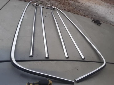 1973 1974 Plymouth Satellite Sebring Halo full vinyl top molding trim nice! oem! - Image 1 of 4