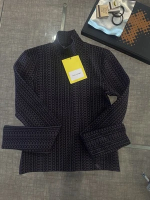 Marc Jacobs монограмма вязаный свитер с длинным рукавом шерстяная смесь размер S женщин новый - Изображение 1 из 4