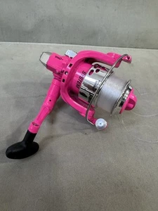 Jarvis Walker Junior Flash Fishing Reel Pink Preloved - Picture 1 of 9